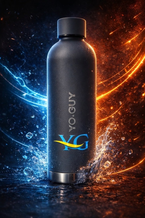 Butelka Termiczna YO-GUY Premium – Matowa Stal | 500ml