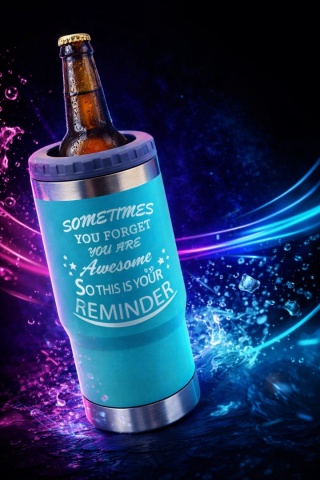 Cooler Termiczny 2w1 do Butelek i Napojów – Stalowy Izolator na Zimne Piwo