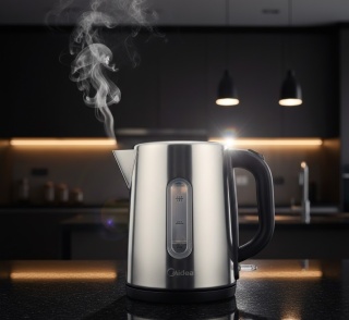 Czajnik Midea "Srebrny Ekspres" – Stalowa siła w Twojej kuchni!