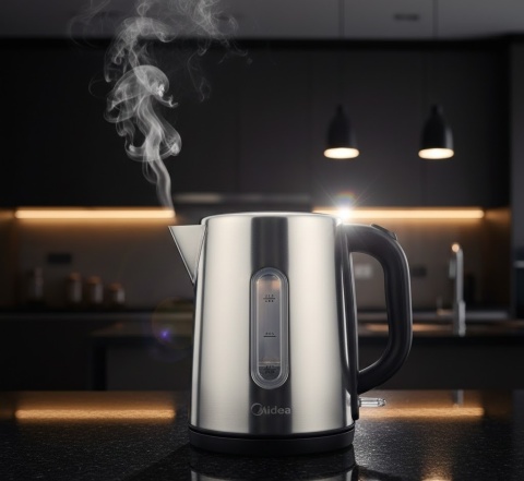 Czajnik Midea "Srebrny Ekspres" – Stalowa siła w Twojej kuchni!