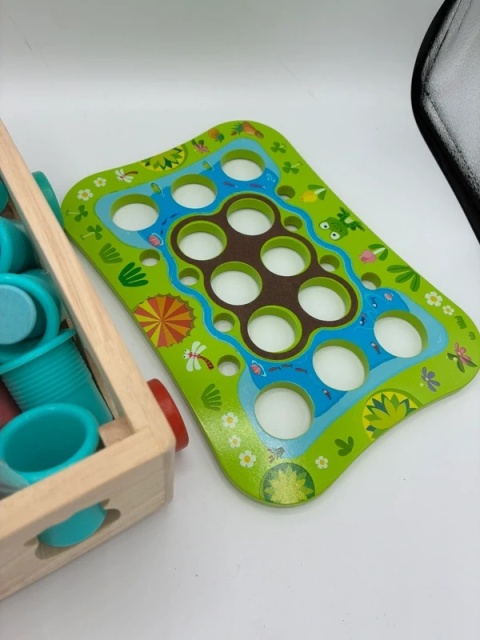 Drewniane Klocki Montessori 6m+ – Naturalne, Bezpieczne, Edukacyjne!