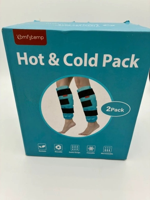 Kompres Żelowy 2w1 Ciepło/Zimno | Opaska na Rzepy | Na Kolano Łokieć | Ulga w bólu