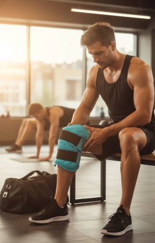 Kompres Żelowy 2w1 Ciepło/Zimno | Opaska na Rzepy | Na Kolano Łokieć | Ulga w bólu