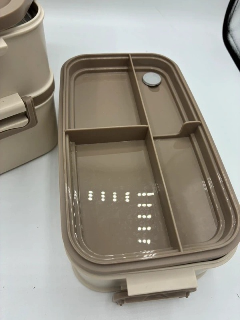 Lunchbox Termiczny 3-Poziomowy + Sztućce | Pojemnik Obiadowy Stal SUS304 | Delicious Style