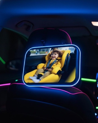 Lusterko do podglądania Małego Prezesa (Rear Baby Car Mirror XL)