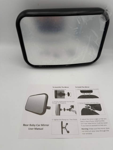 Lusterko do podglądania Małego Prezesa (Rear Baby Car Mirror XL)