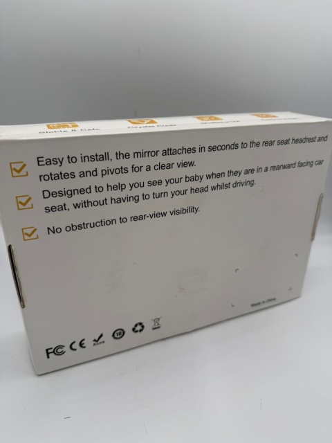 Lusterko do podglądania Małego Prezesa (Rear Baby Car Mirror XL)