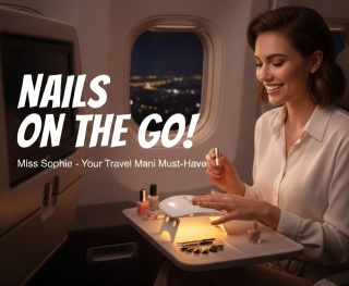 Mini Lampa UV/LED Miss Sophie | Składana Podróżna | USB | Do Hybryd