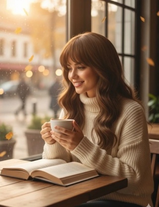 Peruka Brązowa z Grzywką Długa Czekoladowa – Miękkie Fale jak Naturalne!