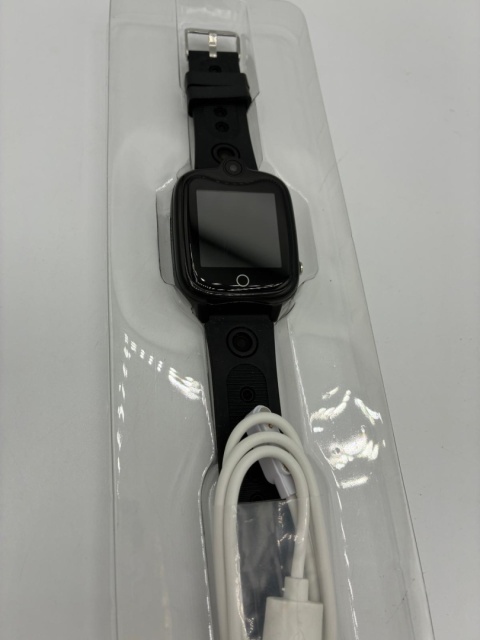 Smartwatch 4G Stealth Black – GPS, Kamera i Bezpieczeństwo w wersji PRO!