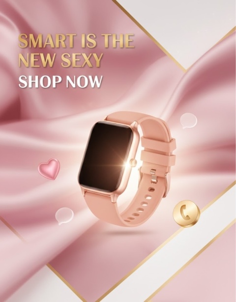 Smartwatch Dyurwa P97 – Elegancja, Trening i Powiadomienia na Twoim Nadgarstku