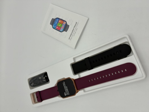 H1 Duo-Strap (Burgund & Black) – Zegarek, który dostosuje się do Ciebie