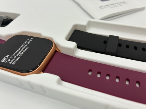 H1 Duo-Strap (Burgund & Black) – Zegarek, który dostosuje się do Ciebie