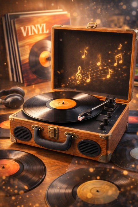 Igła na płytę, świat na wstrzymanie. Odpal winylową magię tam, gdzie chcesz