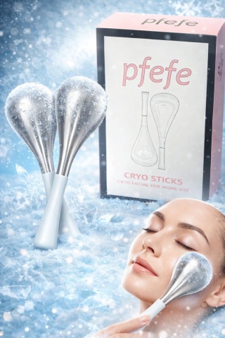 Krioterapia w Twoim domu: Profesjonalne Cryo Sticks Pfefe – Pożegnaj opuchliznę i cienie pod oczami