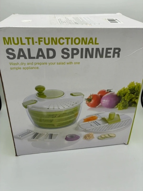 Wielofunkcyjna Wirówka do Sałaty + Szatkownica 5w1 | Zestaw Tarek