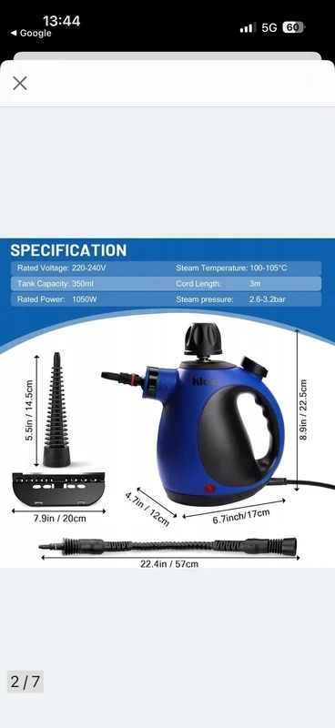 Myjka Parowa Klona EM-307 – Twoja nowa broń masowego rażenia... brudu!