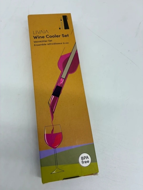 Schładzacz do Wina 3w1 Stalowy | Sopel Chłodzący | Aerator | Nalewak + Etui