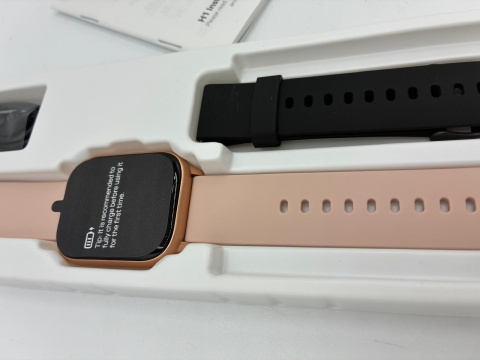 Smartwatch H1 Duo-Strap – Jeden zegarek, dwa style (Rose Gold & Black).