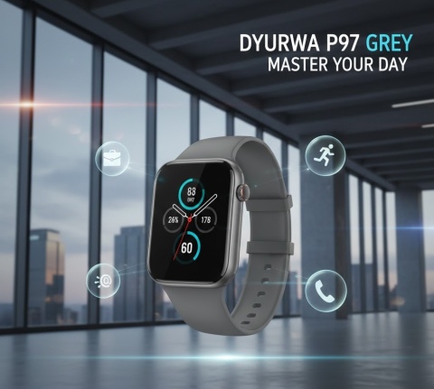 Szary Smartwatch Dyurwa – Twój minimalistyczny must-have