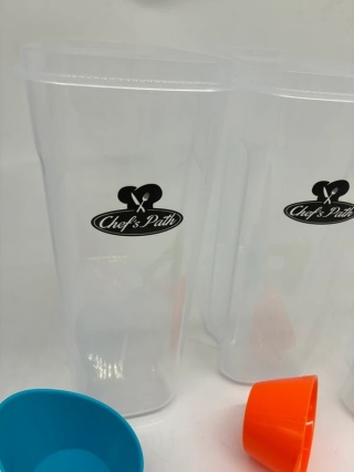 Zestaw 4 Pojemników Chef's Path | Szczelne Hermetyczne | BPA Free + Miarki Gratis