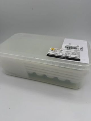 Zestaw do Lodu 6w1 | 4 Formy + Pojemnik + Łopatka + Szczypce | XXL