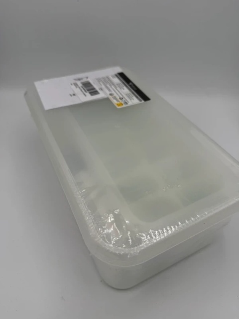 Zestaw do Lodu 6w1 | 4 Formy + Pojemnik + Łopatka + Szczypce | XXL