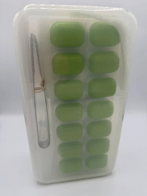 Zestaw do Lodu 6w1 | 4 Formy + Pojemnik + Łopatka + Szczypce | XXL