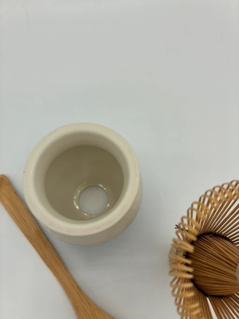Zestaw do Matchy | Bambusowa Miotełka Chasen 100 | Łyżeczka | Podstawka Ceramiczna