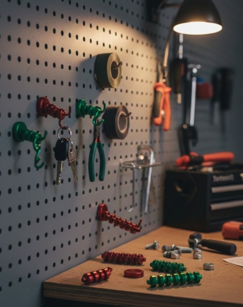 10x Silne Magnesy Neodymowe z Haczykiem – Idealna organizacja bez wiercenia!