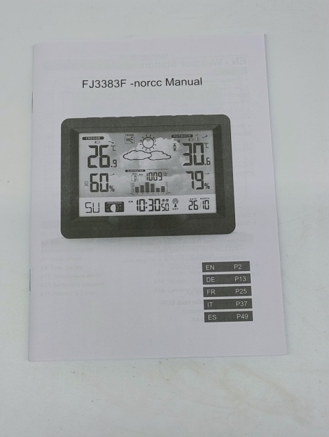 Domowa Stacja Pogodowa FanJu FJ3383F – Twoje prywatne centrum dowodzenia pogodą