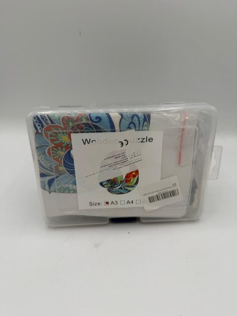 Drewniane Puzzle Premium – Kolorowy Lis Artystyczny | Unikalne Kształty | Prezent dla Dorosłych i Dzieci