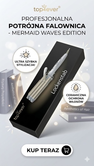 Falownica do Włosów Top4ever – Twoja Przepustka do "Mermaid Waves" w 5 Minut