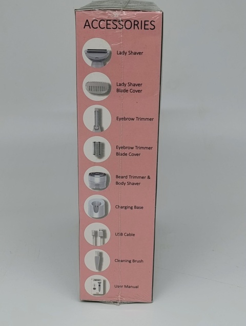 Golarka Damska 3w1 Lady Shaver – Jedwabista Gładkość Twarzy i Ciała