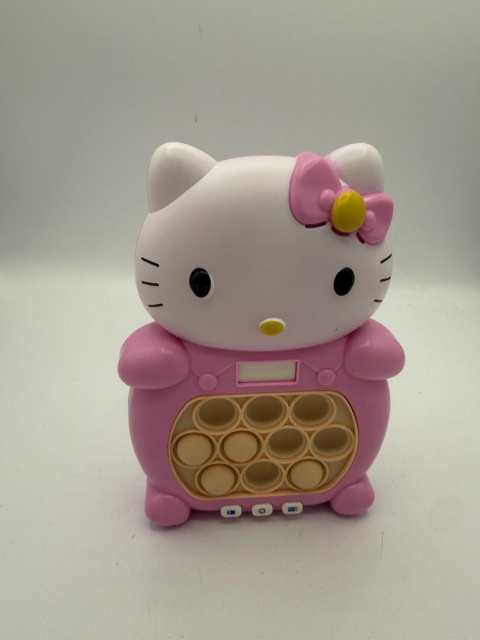 Gra Zręcznościowa Pop It Elektryczny Quick Push – Konsola Antystresowa Kicia | Memory & Speed