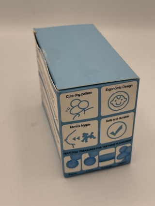 Gryzak Sensoryczny 3D dla Niemowląt | Miękki Silikon BPA Free | Piesek