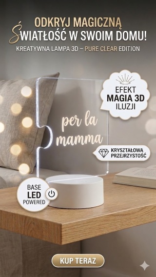 Kreatywna Lampka Nocna 3D – Twoja Magia w Zasięgu Ręki