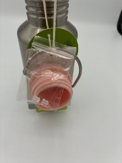 Lässig Bidon Nierdzewny dla Dziecka – 2 korki, BPA Free, Tipi Pink