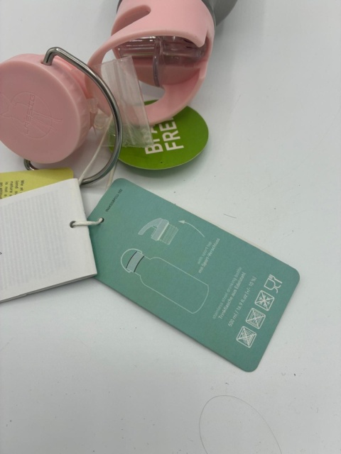 Lässig Bidon Nierdzewny dla Dziecka – 2 korki, BPA Free, Tipi Pink