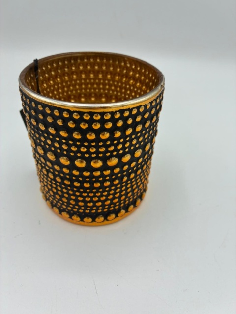 Luksusowy Świecznik Queen Isabell – Złoty Lampion Ręcznie Robiony 15cm