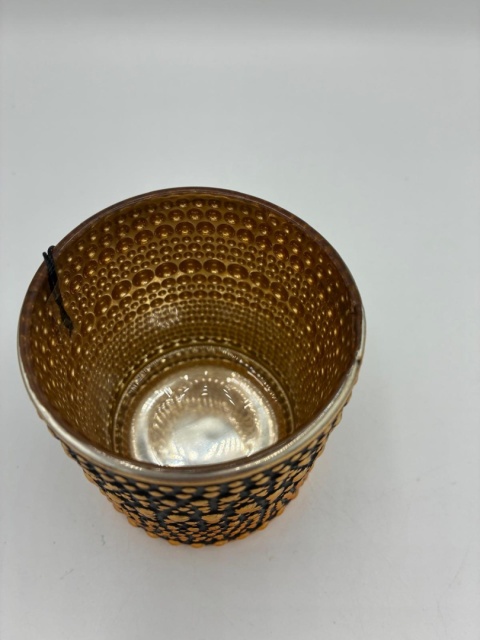 Luksusowy Świecznik Queen Isabell – Złoty Lampion Ręcznie Robiony 15cm