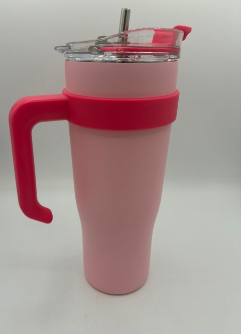 Mega Kubek XXL (ponad 2L) ze słomką i uchwytem – Idealny na cały dzień!