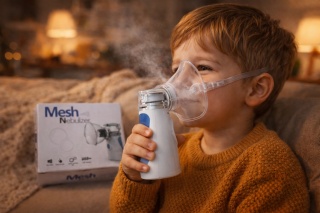 NebSmart Mesh Nebulizer – Akumulatorowy/USB – Ultra Lekki 95g