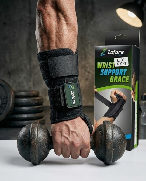 Orteza Nadgarstka z Metalową Szyną – Zofore Sport – Koniec z Bólem!