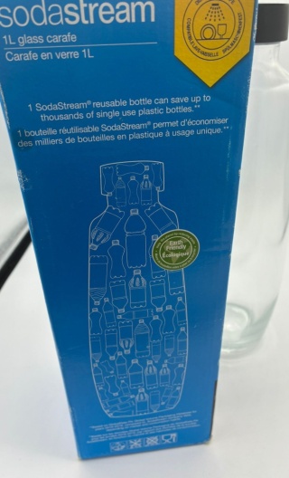 Oryginalna Szklana Karafka SodaStream 1L do DUO