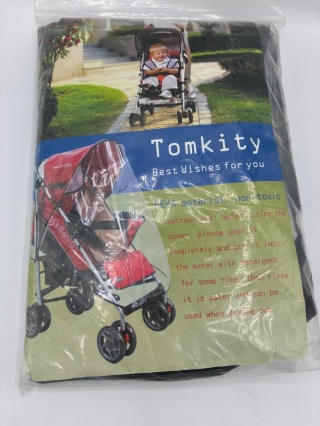 Osłona przeciwdeszczowa na spacerówkę Tomkity – Przezroczysta i nietoksyczna