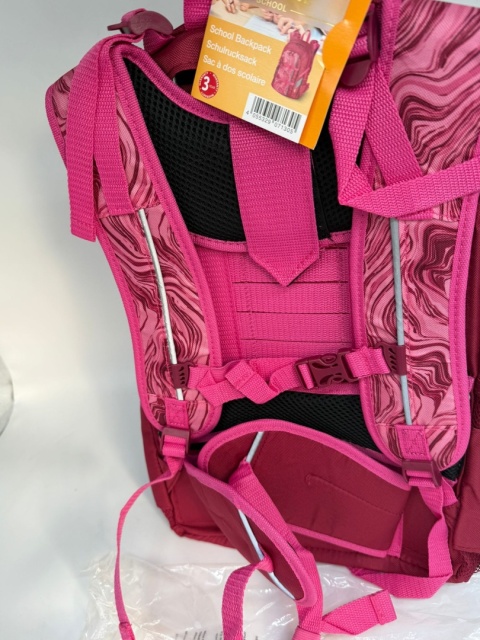 Lekki plecak do szkoły z uchwytem na deskorolkę TOPMOVE – Odblaski