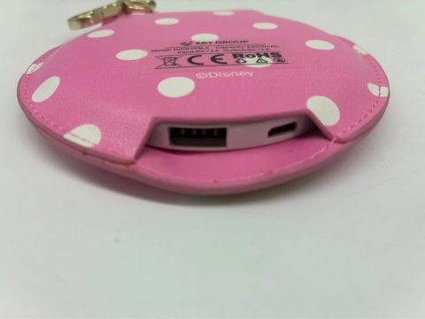 Powerbank Brelok Disney Kaczorka Daisy 2200mAh | Różowy Gadżet 2w1