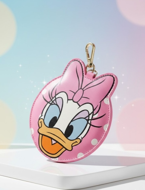 Powerbank Brelok Disney Kaczorka Daisy 2200mAh | Różowy Gadżet 2w1