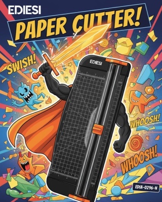 Precyzyjny Trymer do Papieru A4/A5 | Gilotyna Biurowa | Tnij Prosto i Bezpiecznie!